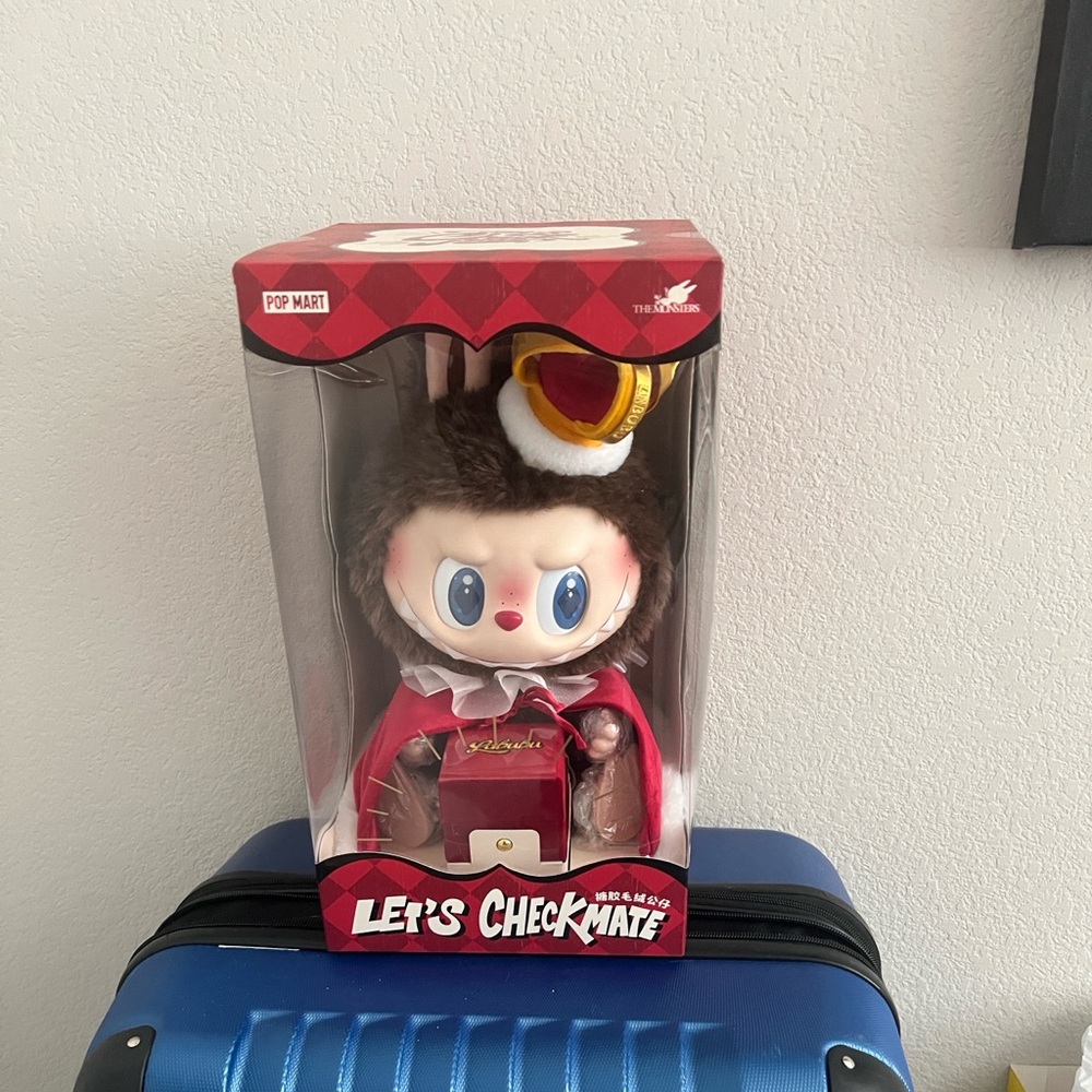RARE!!! Hard to find!!! Pop Mart Let's Checkmate Labubu plush